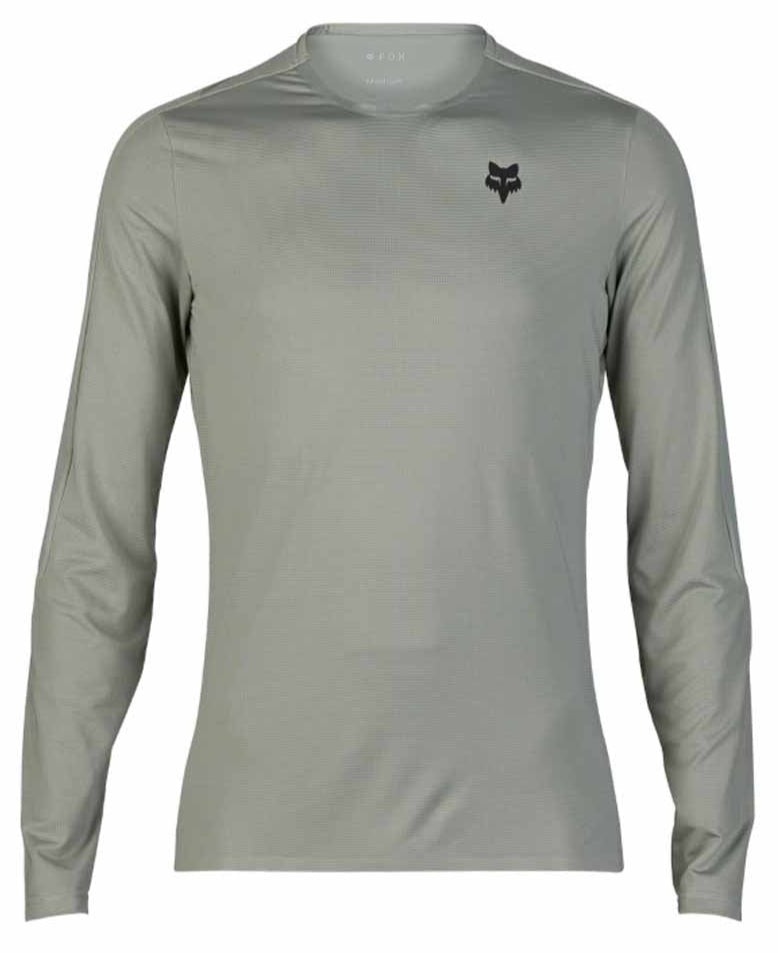 Fox Flexair Ascent LS Jersey Grey Vintage FRONT