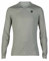 Fox Flexair Ascent LS Jersey Grey Vintage FRONT