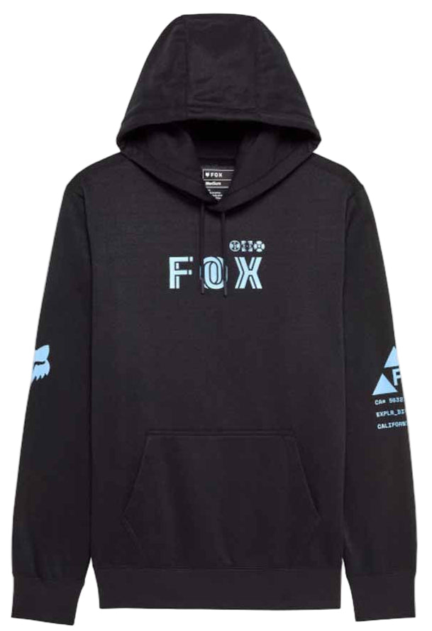 Fox Glyph Tech Fleece Pullover Black FRONT