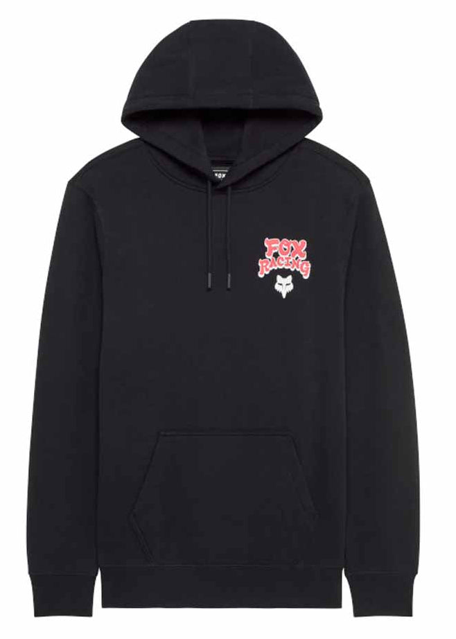Fox Racewear Fleece Pullover Black FRONT 