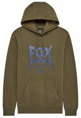 Fox Bolt Fleece Pullover Olive Green FRONT 