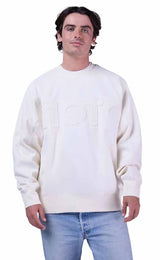 Fox Moto-X Ordersized FLC Crew Off-White FRONT FACING MODEL
