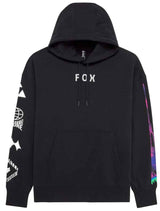 Fox Image Cosmo Oversized Fleece Pullover Black FRONT