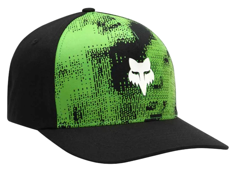 Fox RS Flexfit Hat Flo Green FRONT