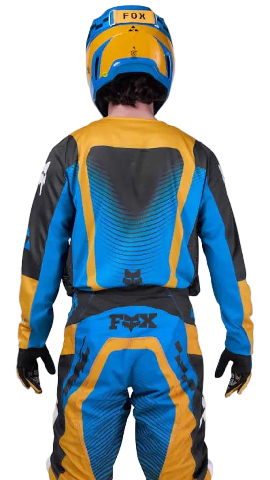 Fox Racing 180 Collect Jersey Blue BACK FACING MODEL