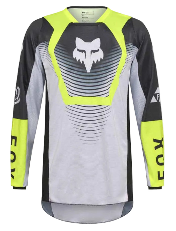 Fox Racing 180 Collect Jersey Gray/Yellow FRONT