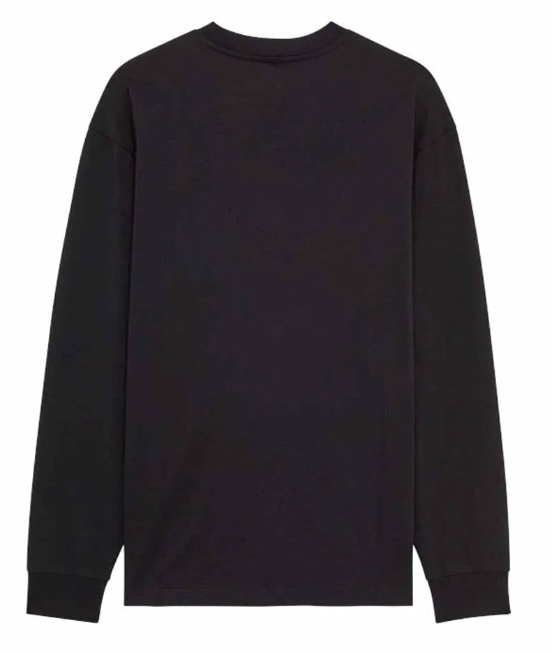 Fox Wordmark OV Long Sleeve Black T-Shirt BACK 