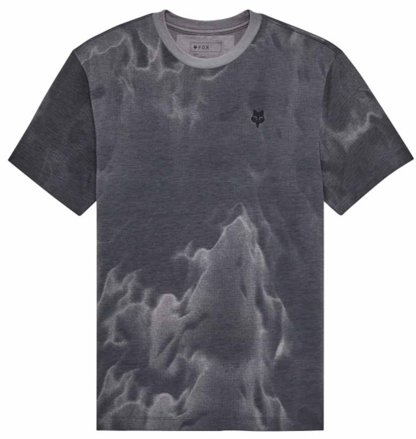 Fox AOP SS Tech T-Shirt Pewter FRONT 