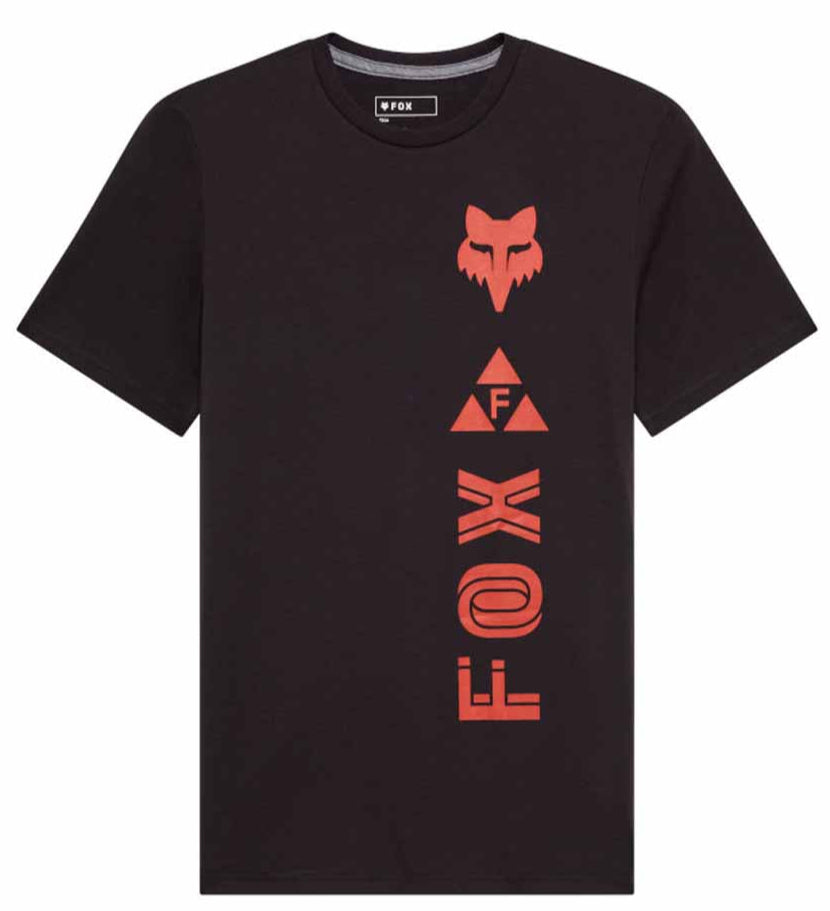 Fox Glyph SS Tech Tee Black FRONT 