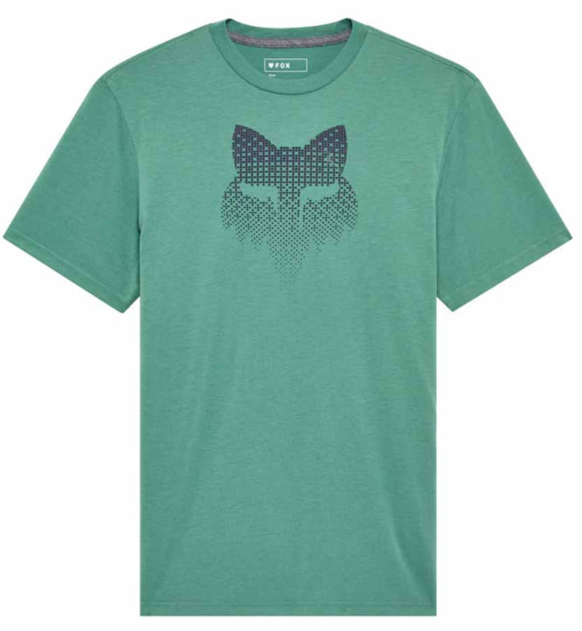 Fox Blur SS Tech Tee Pine Shirt FRONT 