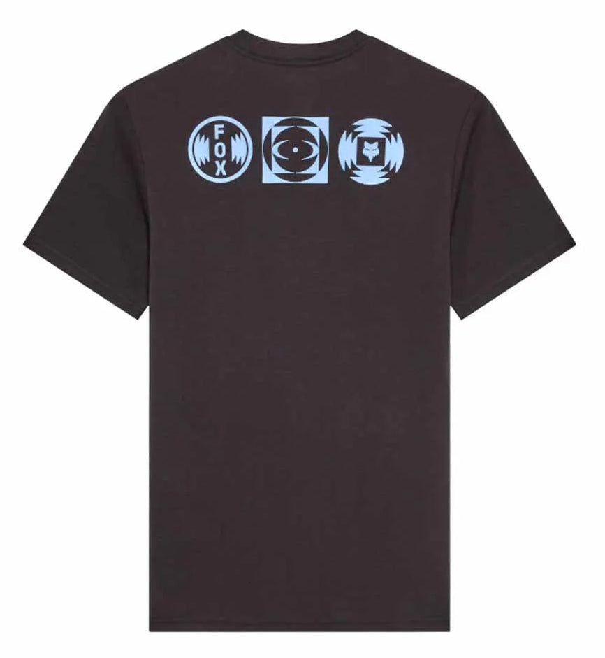 Fox Vision SS Tech Tee Black BACK 