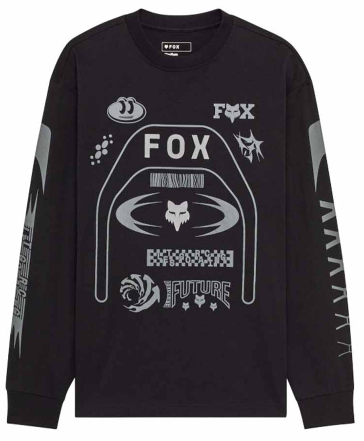 Fox Image Cosmo MW Oversized Long Sleeve Black FRONT