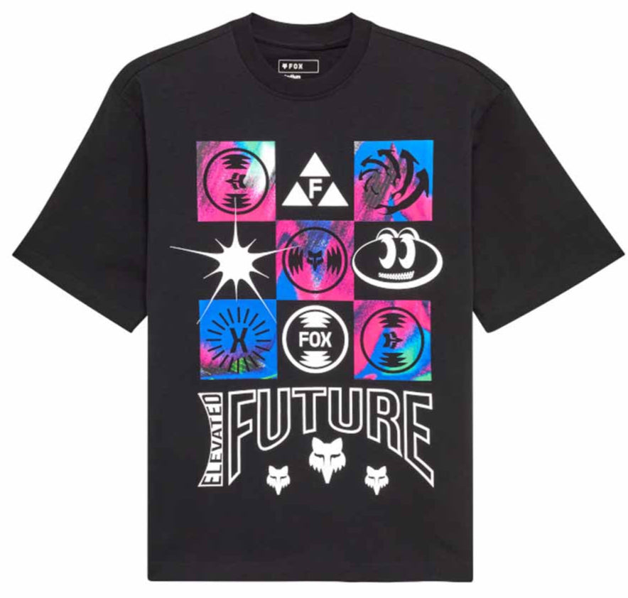  Fox Image Cosmo MW Oversized Short Sleeve Black FRONT 
