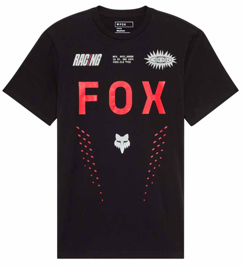 Fox Shield SS Premium Tee Black FRONT