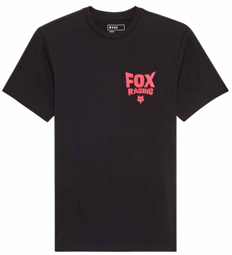 Fox Bolt SS Premium Tee Black FRONT 