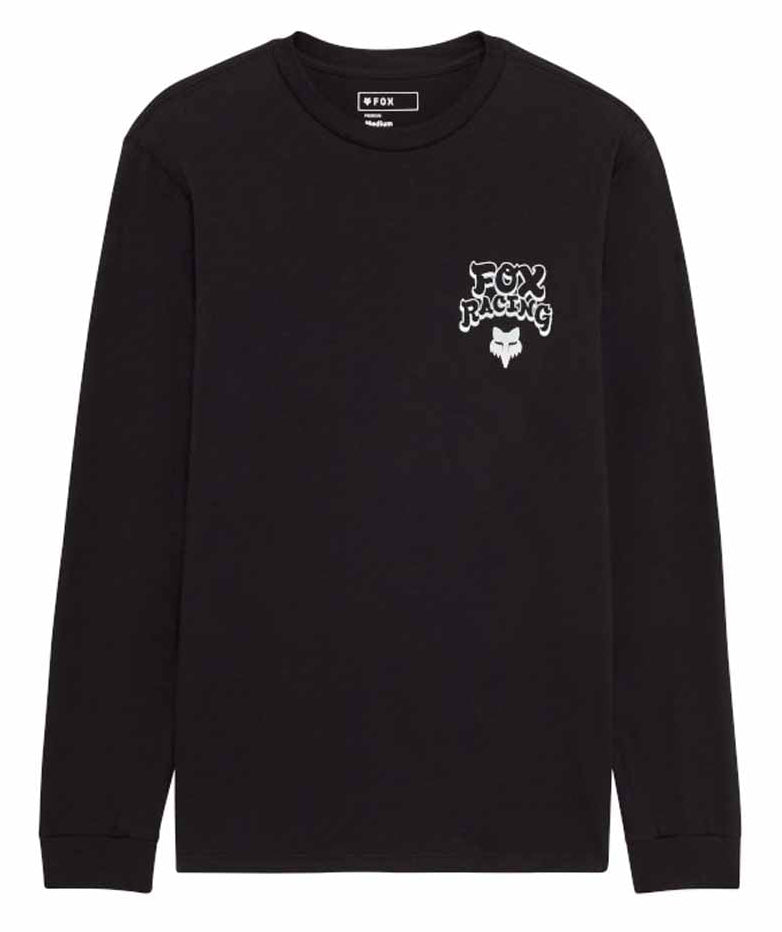 Fox Racewear LS Premium Tee Black FRONT 