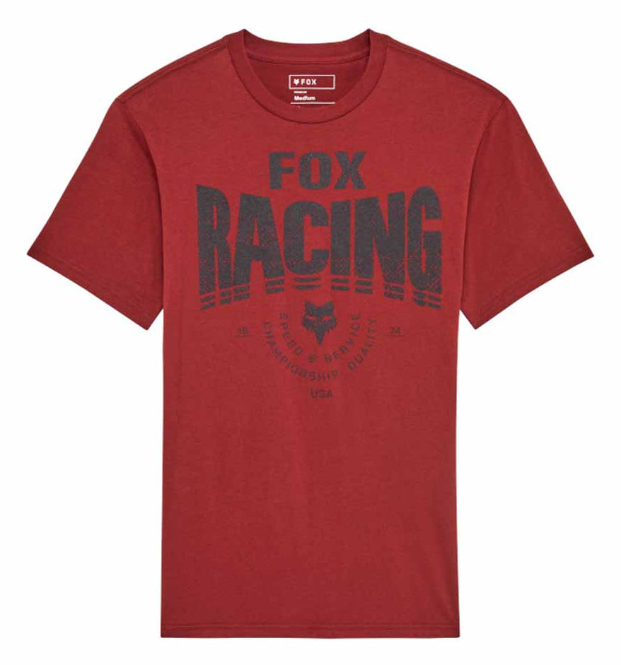Fox Thread SS Premium Tee Rust FRONT 