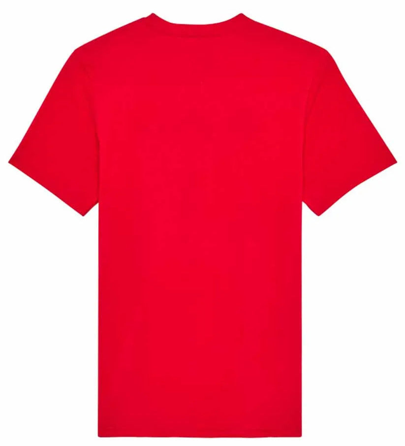 Fox Slogan Short Sleeve Premium Tee Flame Red BACK