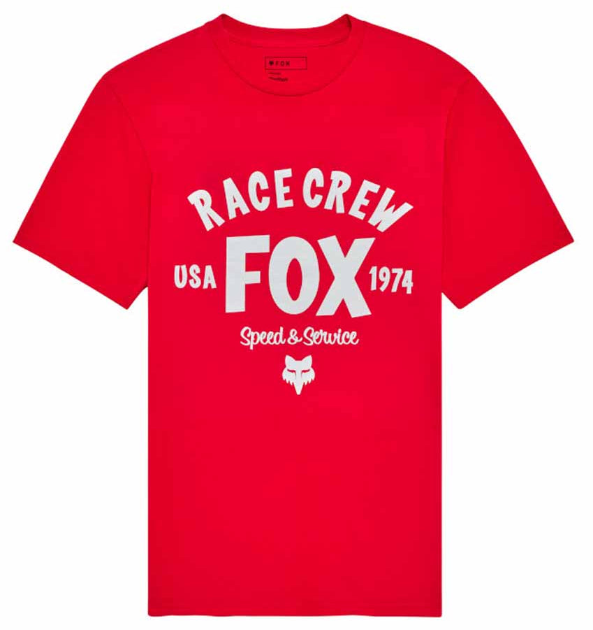 Fox Slogan Short Sleeve Premium Tee Flame Red FRONT