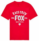 Fox Slogan Short Sleeve Premium Tee Flame Red FRONT