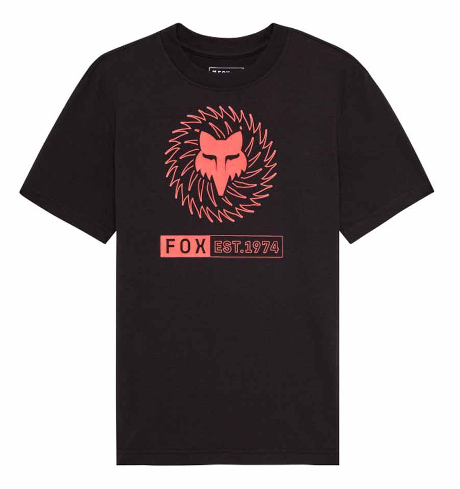 Fox W Kairos SS Tech Tee Black FRONT 