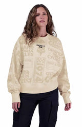 Fox W Circa 74 Fleece Crew Off White BACK 