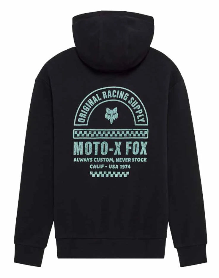 Fox W Victory Fleece Pullover Black BACK 