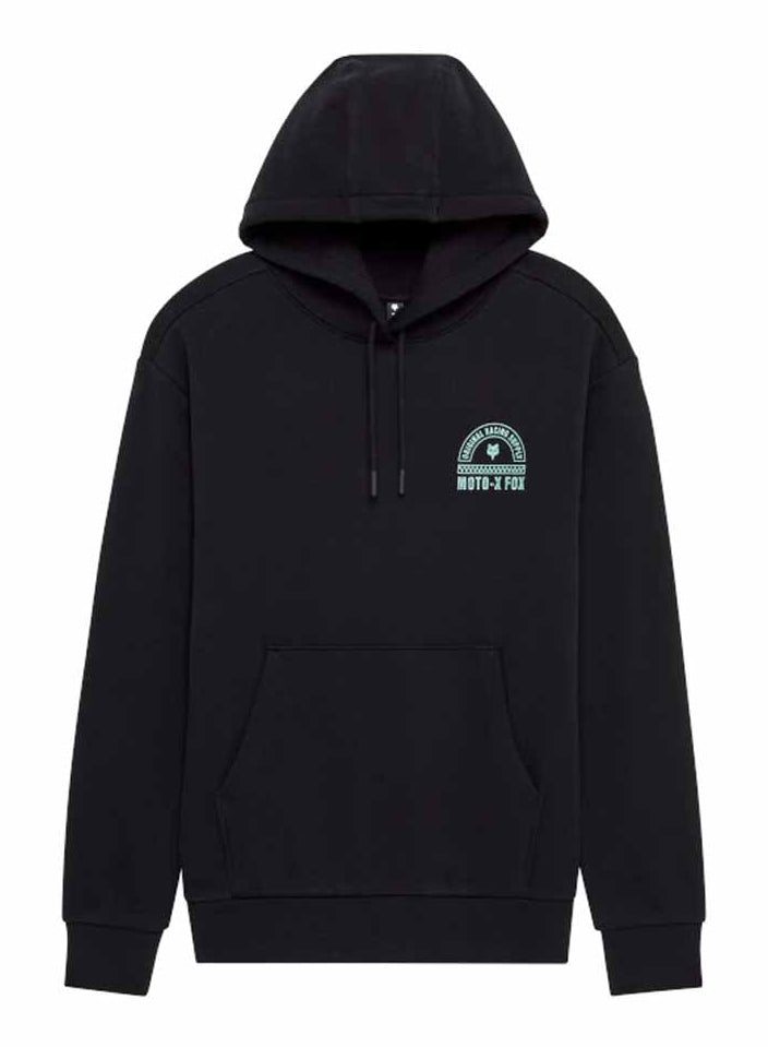 Fox W Victory Fleece Pullover Black FRONT 