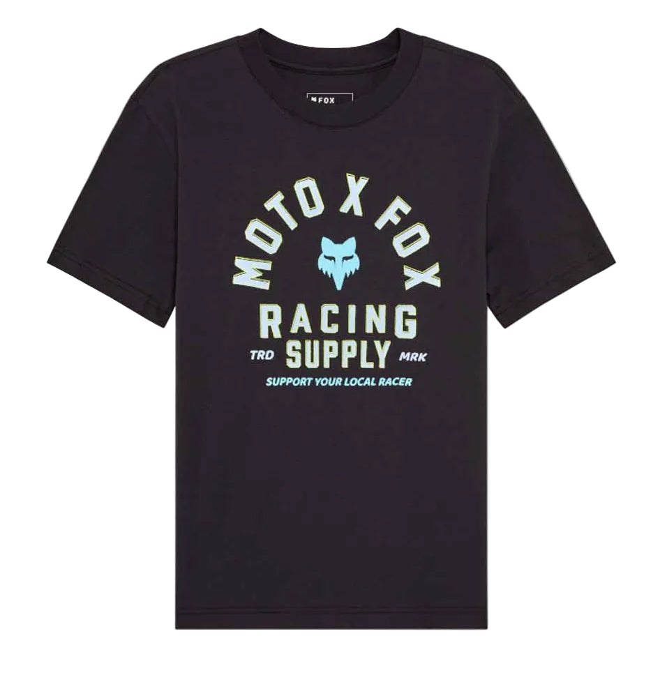 Fox W Core Race Short Sleeve Tee Black FRONT