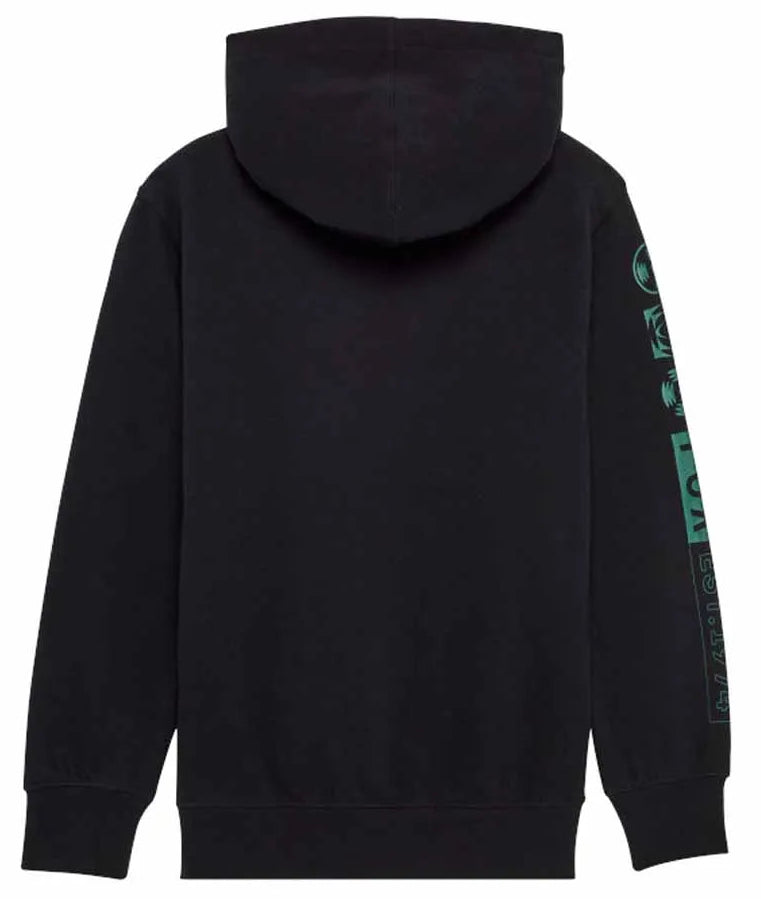Fox Youth Blur Fleece Pullover Black BACK