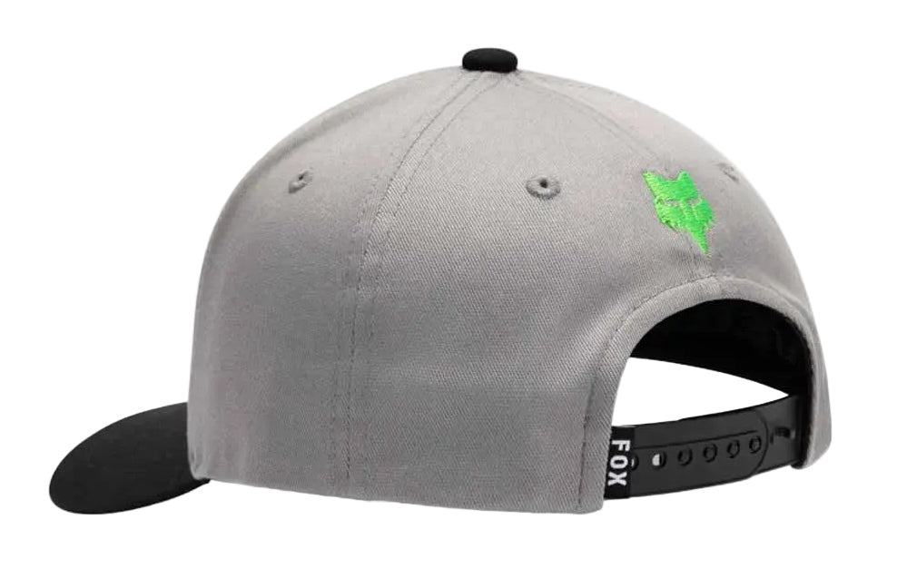 Fox Youth Spire Snapback Hat Light Gray