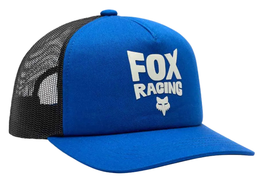 Fox Youth Bolt Mesh Trucker Hat Blue