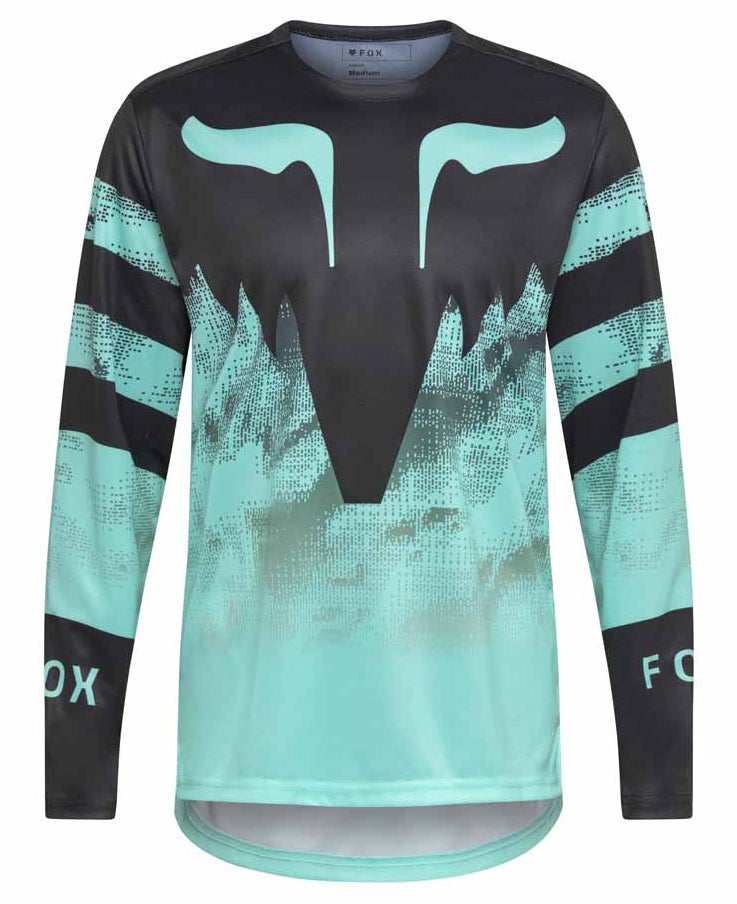 Fox Ranger LS Jersey Kairos Turquoise FRONT