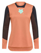 Fox Defend Long Sleeve Jersey Elevated Coral FRONT