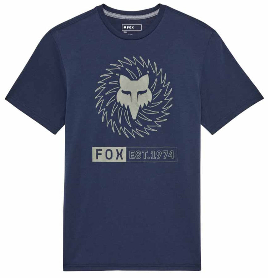 Fox Kairos SS Tech Tee Midnight Shirt FRONT