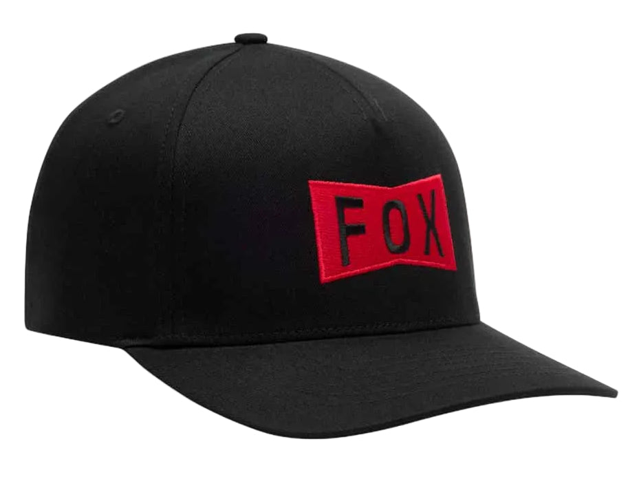 Fox Typeface Flexfit Hat Black 