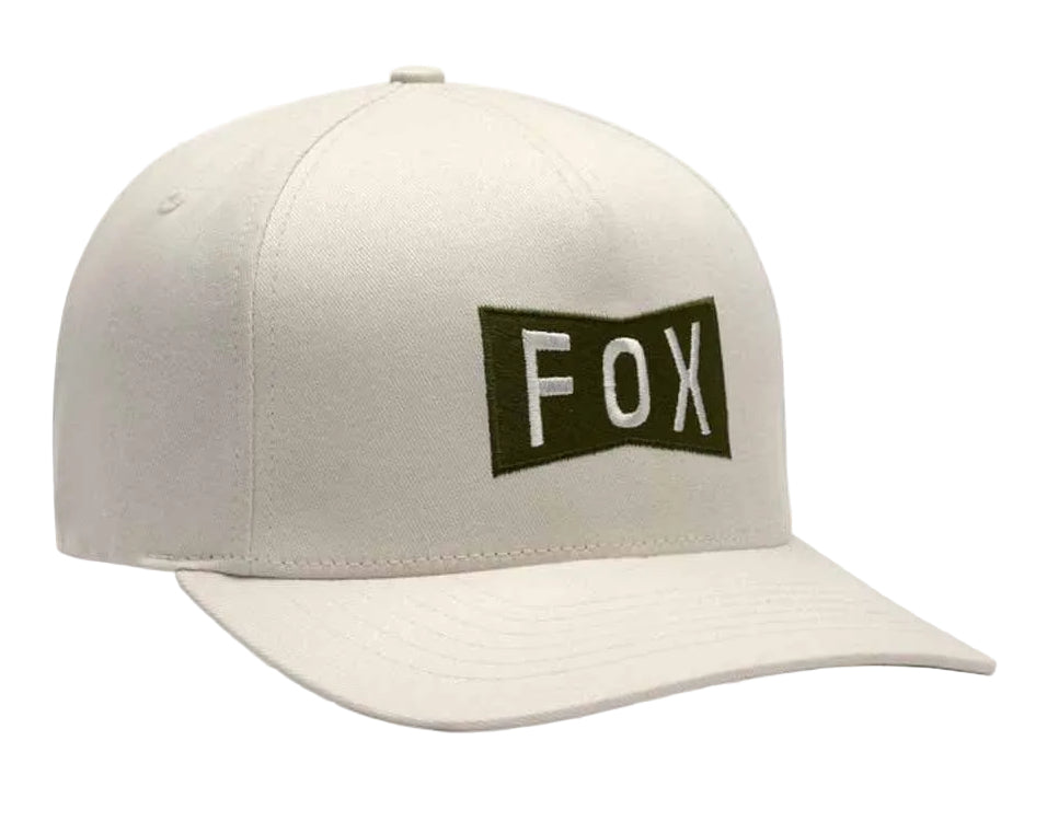 Fox Typeface Flexfit Hat Off White 