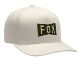 Fox Typeface Flexfit Hat Off White 