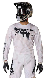 Fox Racing 180 Diffuse SE Jersey White FRONT FACING MODEL