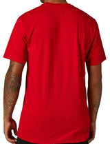 Fox RWT BOX Short Sleeve PREMIUM TEE Flame Red BACK