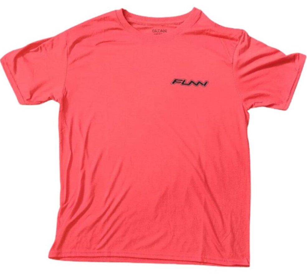 Funn Red T-Shirt with Black Decal, 2XL FRONT