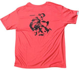 Funn Red T-Shirt with Black Decal, 2XL BACK
