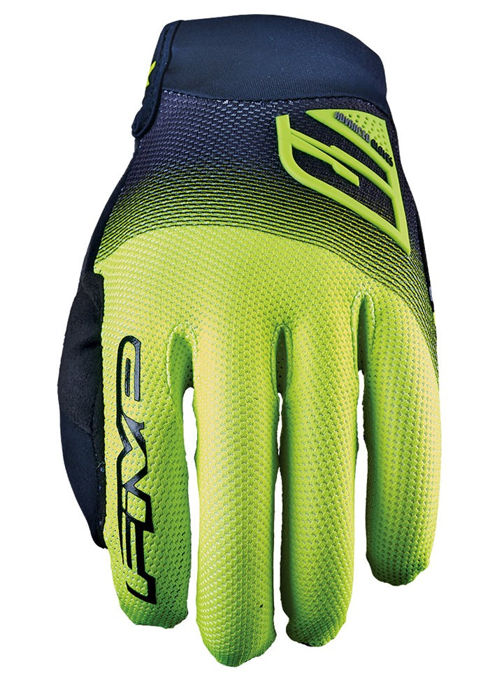 Five 25 XR-Pro Gloves Black/Fluorescent Yellow