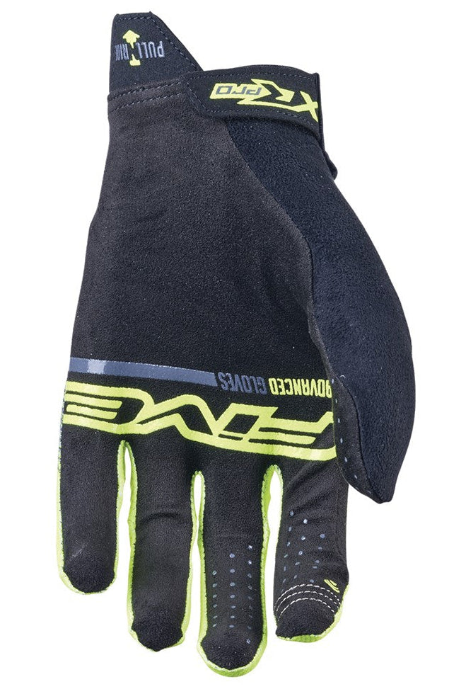 Five 25 XR-Pro Gloves Black/Fluorescent Yellow