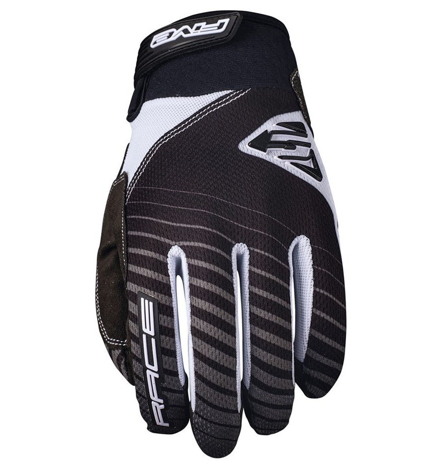 Five 25 Race BMX Gloves Black/White