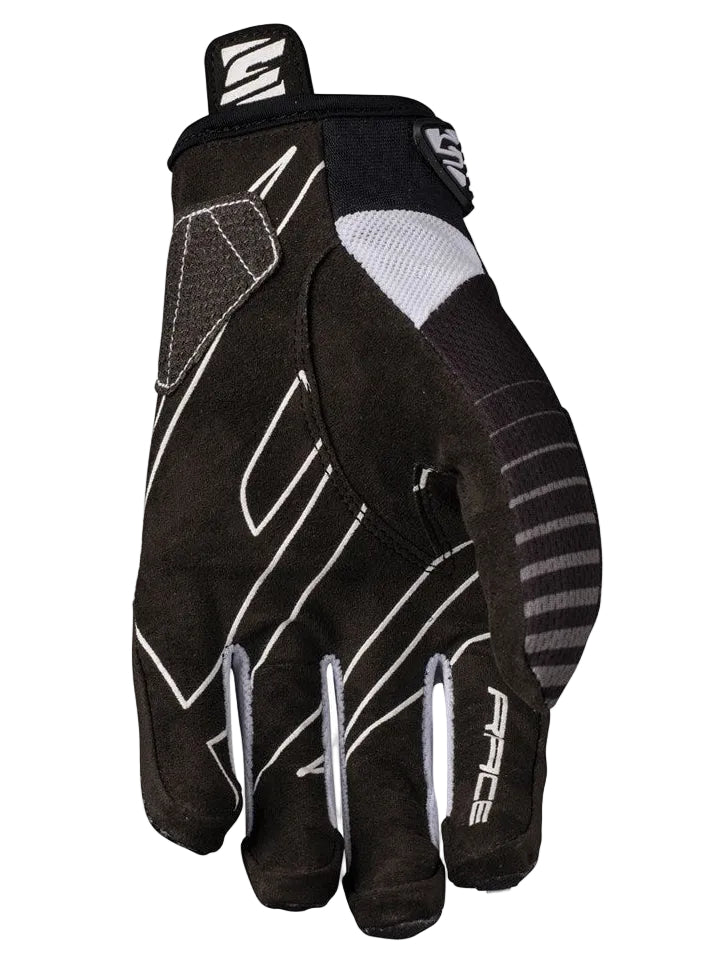 Five 25 Race BMX Gloves Black/White