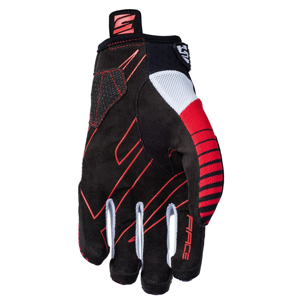 Five 25 Race BMX Kid Gloves Red