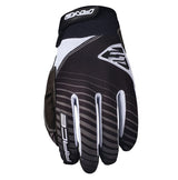 Five 25 Race BMX Kid Gloves Black/White