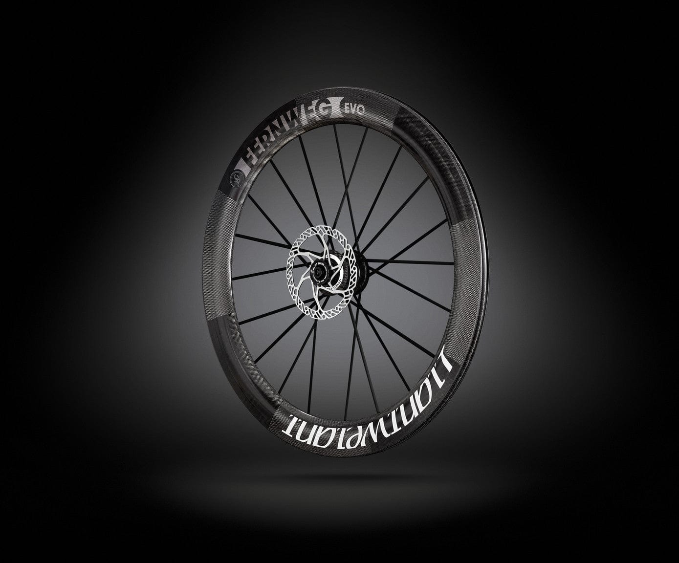 Lightweight Fernweg 63 Evo Schwarz Edition Disc Aero Road Wheelset