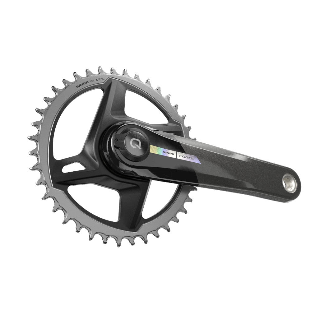 SRAM Force 1x AXS 40T Carbon Crankset w/Power Meter Unicorn Grey